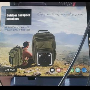 תיק גב כולל רמקול בלוטוס